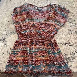 Tribal Print Romper